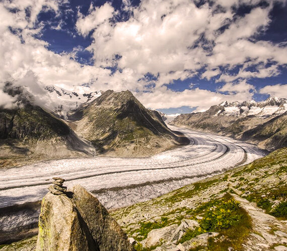The UNESCO Aletsch Glacier